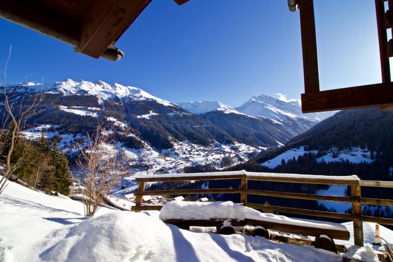 Chalet Abraxas With Astonishing View - Grimentz Βίλα Εξωτερικό φωτογραφία